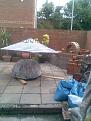 Cardboard/papier machee form (drying) for easy laying of dome bricks