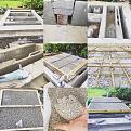 foundation and isolation. Used 7.5 cm thick LECA blocks, 5 cm LECA w/Portland cement, 5 cm vermiculite and finally 10 cm thich hearth slab