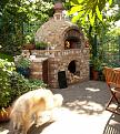 Brick pizza oven