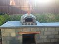 Built brick arch, added fired clay chimney tube from sepulveda building materials