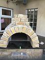 Front arch used fire cement for strength will point using normal white cement and sand plus sbr