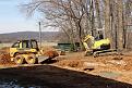 the grey patch to the bottom right will be our WFO, but we had to deal with lots of boulders, we were not quite sure if we could keep the location