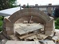 Inner arch finished after removing template