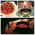 Not just pizza in a pizza wood burning oven