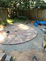 Patio goes in