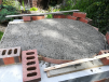 Vermiculite 'poured' and levelled