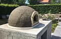 Dome completed and covered with extra layer of mortar.