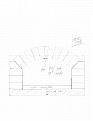 Drawing of inner entry arch.  I'm considering using only half bricks, then another half brick of insulating brick in rectangle patter using angle iron from which I transition from flue to my chimney, thus creating a thermal break.  More drawings to follow, but feedback welcome.