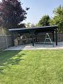 patio layer and roof on gazebo