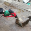 Heat gun on stone