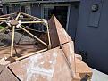 Propped up a triangle on the second course to test.