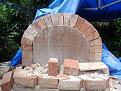 I had to cut bricks